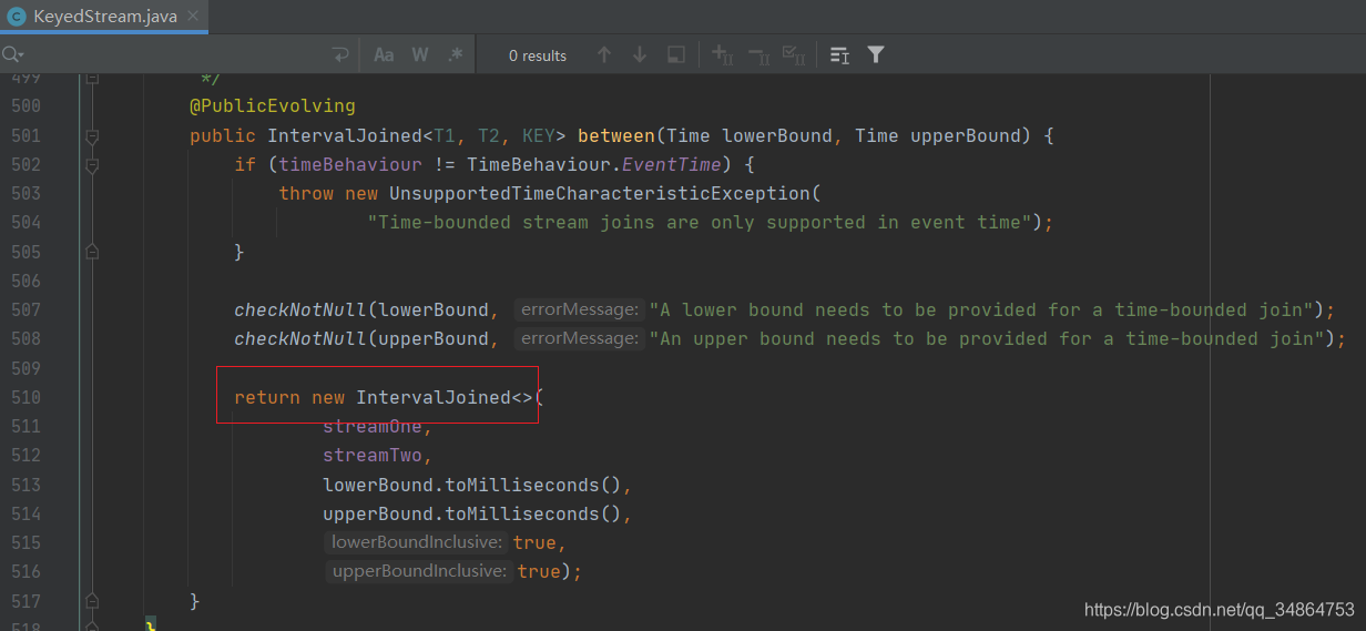Flink Interval Join源码理解
