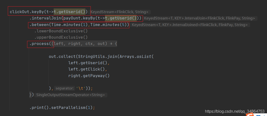 Flink Interval Join源码理解
