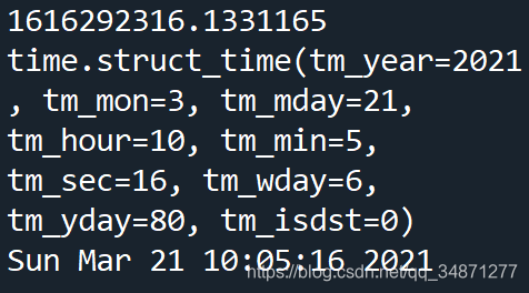 time.time(),time.localtime(),time.asctime():pythonֱʾʱķ