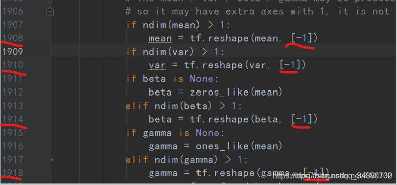 ValueError: Shape must be rank 1 but is rank 0 for bn_conv1/Reshape_4 (op: Reshape) with input