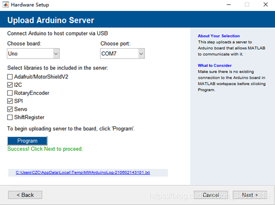 MatlabװSimulink Support Package for Arduino HardwareMatlab Support Package for Arduino Hardware˵