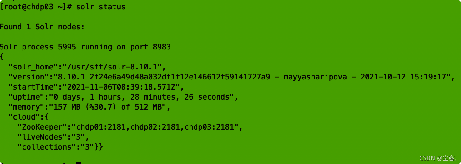Solr 8.10 UICoreContainer is either not initialized or shutting down.