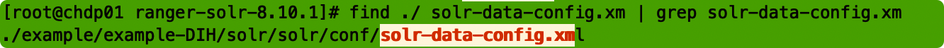 apache.solr.core.SolrResourceNotFoundException: Cant find resource solr-data-config.xml