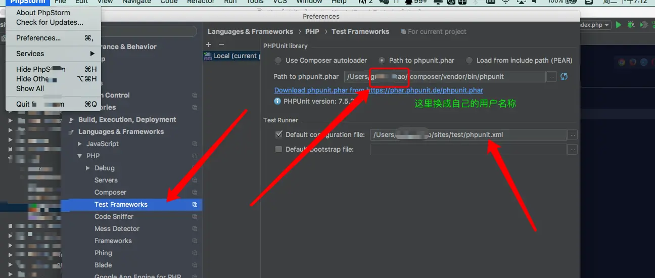MAC PHP װPHPUNIT Ԫԣphpstorm֧