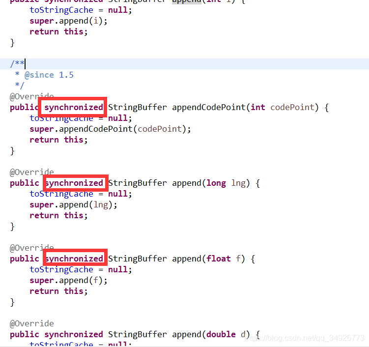 浅析String、StringBuffer、StringBuilder