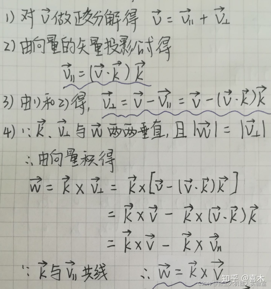 罗德里格斯公式Rodrigues‘Rotation Formula推导