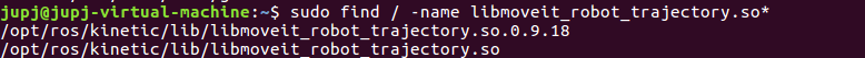 /opt/ros/kinetic/lib/moveit_ros_move_group/move_group: error while loading share libraries:XX.so.x.x