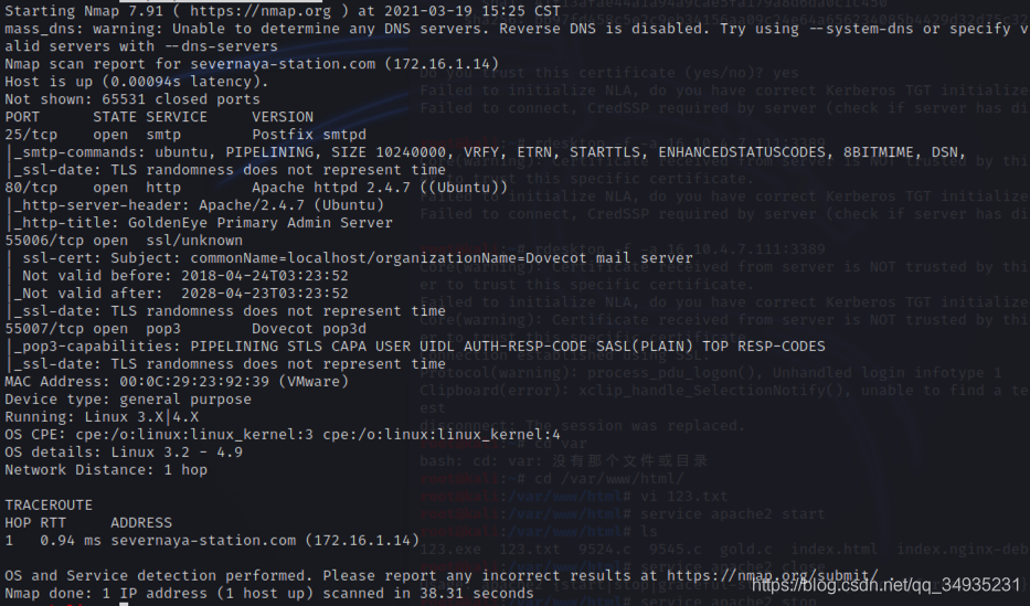 OSCP GoldenEye л͸