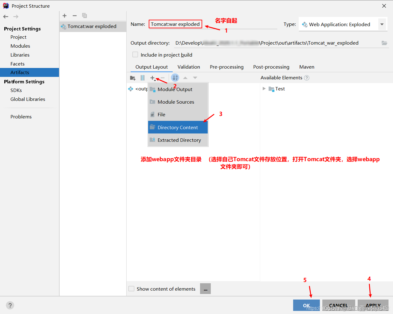 IDEATomcatʾWarning no artifacts configured