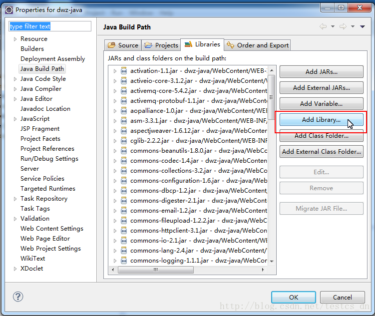 eclipse jsp superclass javax.servlet.http.HttpServlet was not found on the Java Build Path